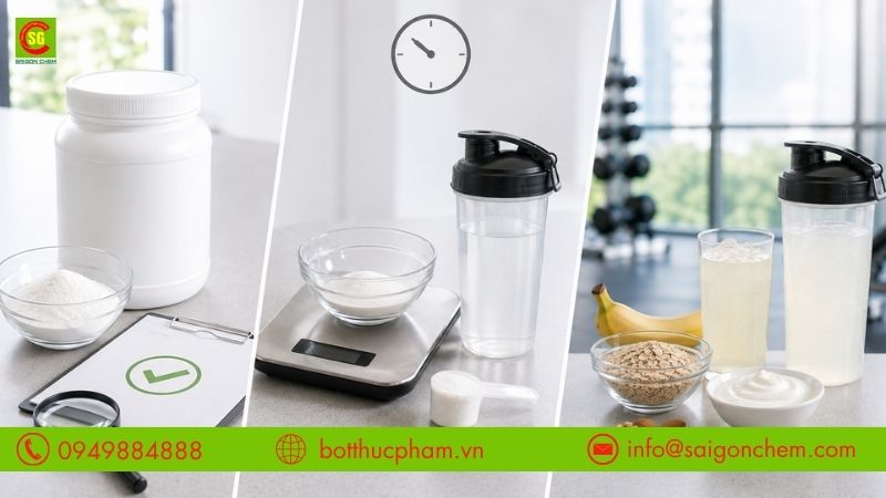 B&iacute; quyết sử dụng maltodextrin hiệu quả